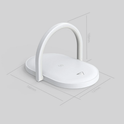 Triple Function Wireless Charging Lamp Stand